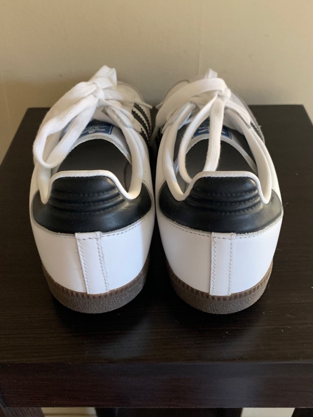 adidas Samba White Black Grey Sneakers - Picture 4 of 6